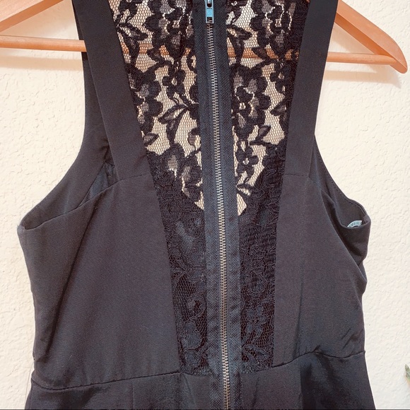 City Triangles Black Sleeveless Lace Dress Sz 9 - Picture 6 of 8